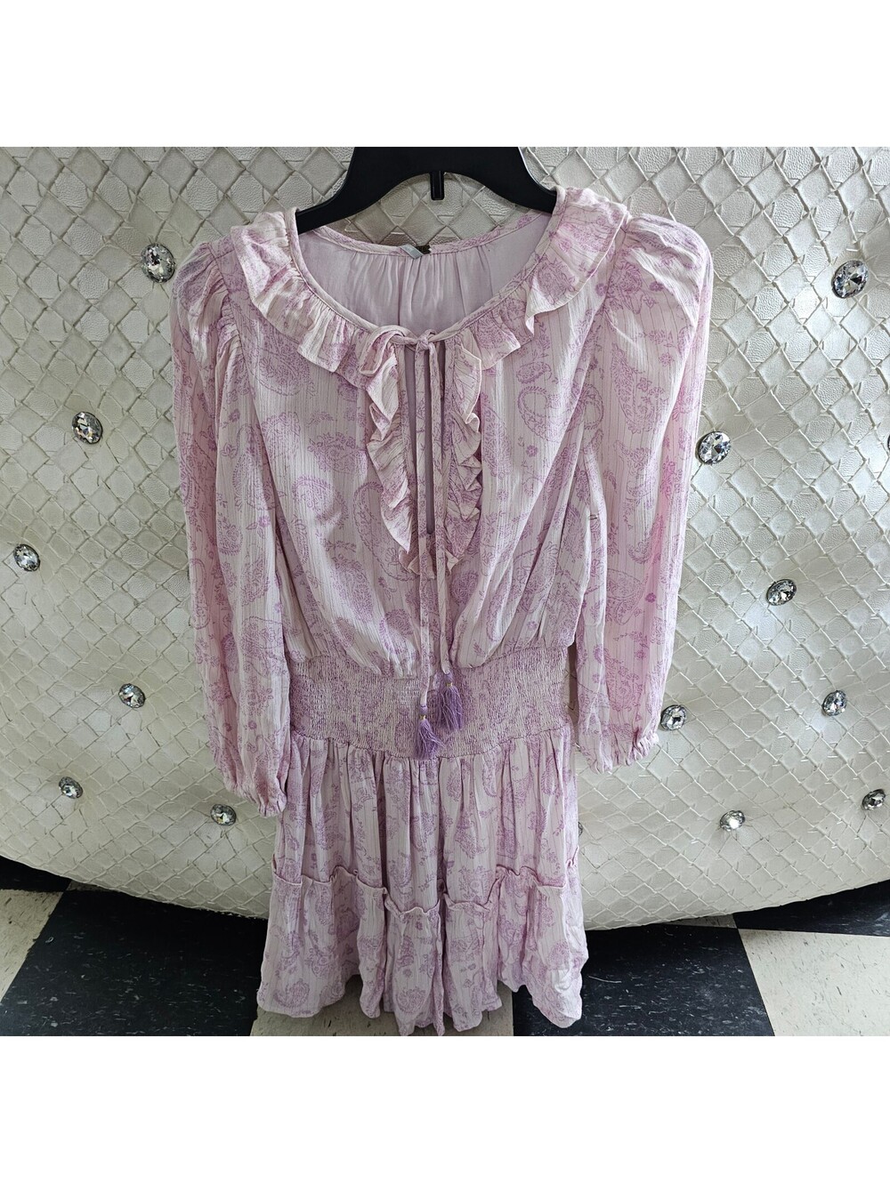 YFB Young Fabolous Broke Dress with Ruffle Detail sz XS NEW